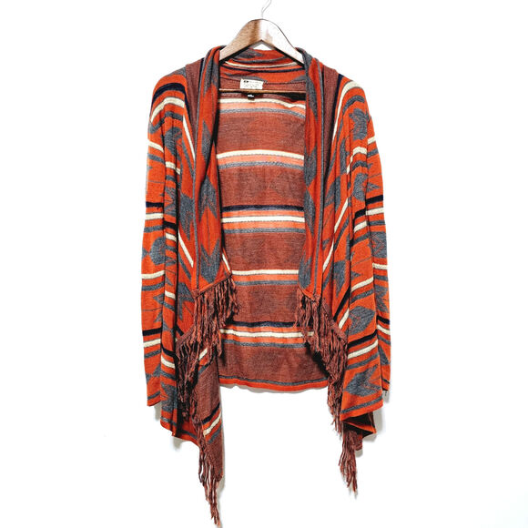 Say What Sweater Cardigan Vintage Y2K Lightweight Made in USA Size L Western - Picture 1 of 4